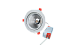 встраиваемый светильник designled kz-2-dlw-18-ww 030976