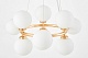 подвесная люстра lumina deco marsiada ldp 6033-9 fgd