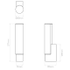 бра imperium loft kyoto led astro lighting 190514-01
