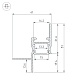 профиль arlight сeil-s14-shadow-t-2000 black 040779