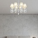 подвесная люстра arte milano 347203/8 wt+g