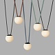 трековый однофазный светильник denkirs belty orb dk5551-bk