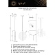подвесной светодиодный светильник aployt lorentayn apl.328.06.11