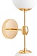 бра lumina deco zodiak ldw 6001-2 fgd+wt