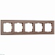 рамка на 5 постов werkel favorit латте w0051142 4690389183478