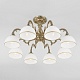 люстра на штанге eurosvet 60106/8 античная бронза