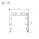 профиль arlight sl-arc-3535-line-2500 black 025519