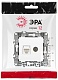 розетка комбинированная rj45+tv эра 12-3110-01м б0065691
