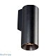 настенный светильник italline danny w1 black
