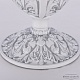 настольная лампа bohemia ivele crystal al79100l/15 wmn p1 pair