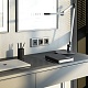 розетка с заземлением и шторками werkel графит w1171164 4690389194412 a063104