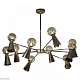 люстра на штанге loft it halley 10046/10 gold