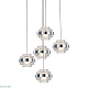 подвесной светильник delight collection md22030002 md22030002-5a chrome/clear