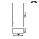 уличный настенный светодиодный светильник novotech street strait 359194