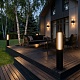 уличный настенный светильник elektrostandard entero 35189/w черный 4690389219344 a072082