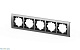 рамка пятиместная elbi zena platin 500-073600-250