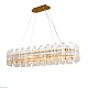 подвесная люстра delight vittoria kg0769p-12l clear/ brass