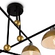 потолочная люстра freya cross fr4007pl-06b