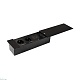 блок розеток jx (slide top) (2 секции rj-45 + 2 usb с кабелем питания) mebax 00-00002891