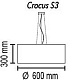 подвесной светильник topdecor crocus glade s3 01 02sed