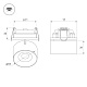 встраиваемый спот arlight sp-plurio-built-r77-9w day4000 037972