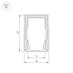 алюминиевый профиль arlight sl-mini-8-h12-2000 white 037107