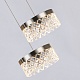 подвесной светильник diamond cut md21020075-5a satin nickel delight collection