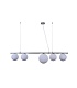 подвесная люстра lumina deco baristica ldp 6012-5 chr+wt