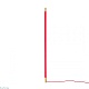 настенный светильник linea golden end red seletti
