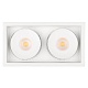 встраиваемый светодиодный светильник arlight cl-simple-s148x80-2x9w warm3000 026876