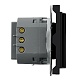 выключатель карточный (механизм) stekker эмили 250в, 40а rsw40-5114-05 черный уголь soft touch 50700