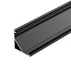 алюминиевый профиль arlight sl-kant-h20-2000 black 049016