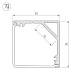 профиль arlight sl-kant-h30-3000 anod 046182
