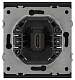 розетка эра arktik 16-3114-05 hdmi антрацит б0070508