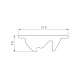 экран асимметричный arlight sl-line-w20-2500 (пластик) 033746(1)
