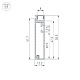 профиль arlight plintus-h55-2000 anod 046389