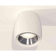 комплект накладного светильника ambrella light techno spot xs1141003 swh/psl белый песок/серебро полированное (c1141, n7032)