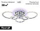 потолочная люстра с пультом ambrella light acrylica original fa413