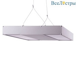 Светодиодная панель Uniel UL-00012594 ULO-K16B 2x16W/4000K/L50 5W/RGB IP44 LIGHT GREY