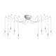 подвесная люстра loft it spider loft1162w/10