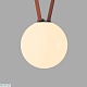 трековый однофазный светильник denkirs belty orb dk5555-bk