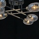 люстра на штанге illumico il0255-8csq-79 bk ab