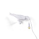 настенный светильник bird lamp white looking right seletti