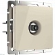 тв-розетка проходная werkel (слоновая кость) w1184003 4690389155819