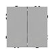 механизм выключателя управления шторами arlight swt-nobe-mkr2-sfpl-is (230v, 10a) (никель) 059435