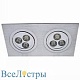встраиваемый светильник arte lamp downlights led a5902pl-2ss