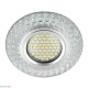 встраиваемый светильник fametto luciole dls-l144 gu5.3 glassy/clear