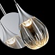 бра delight collection stilla mb24001004-1a chrome/clear