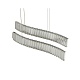 подвесной светильник lumina deco ldp 6039-2-pr chr