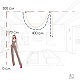 потолочный светильник loft it thread 10388a black